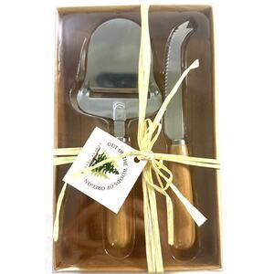 Out of the Woods of Oregon Cheese Knife Cheese Planer Set Stainless Steel Blades